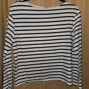 & Other Stories Paris Atelier Striped Long Sleeve Top